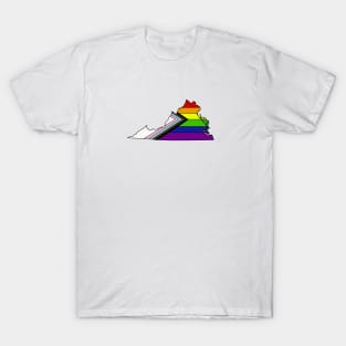 Progress pride flag - Virginia T-Shirt